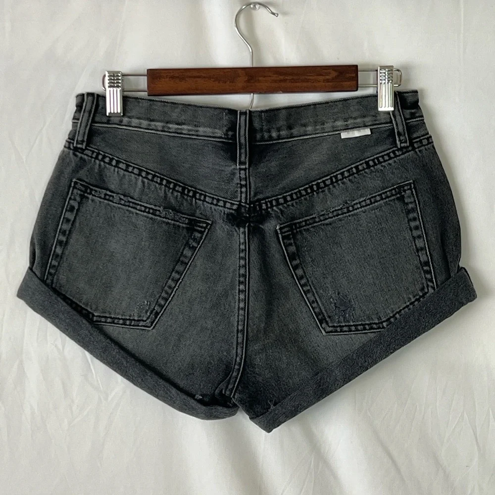 Boyish The Cody High Rise Shorts In Indigo Size 26